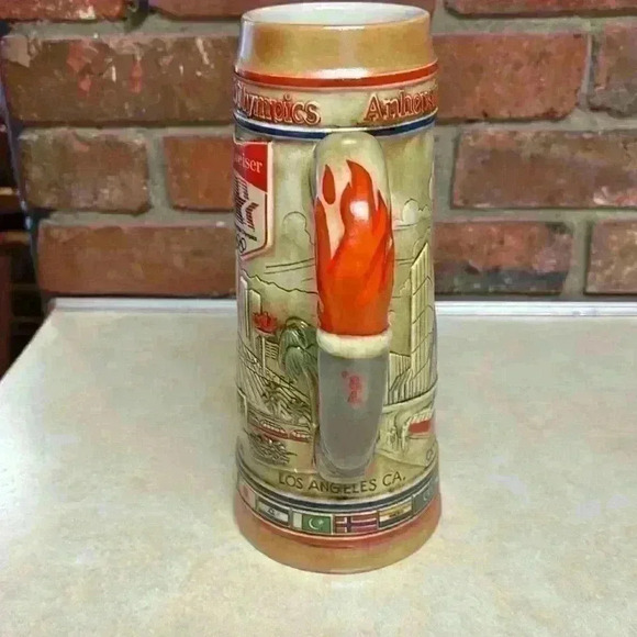 Anheuser Busch Los Angeles Olympic Games Stein 1980/1984 Made by Ceramante - Picture 4 of 10